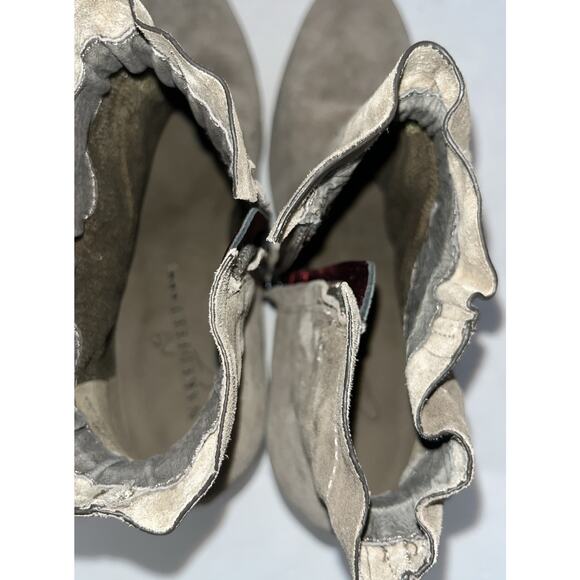 Woman’s Naked Feet‎ Attis Grey Side Zip Heel Boots Size 8 New - Picture 6 of 11